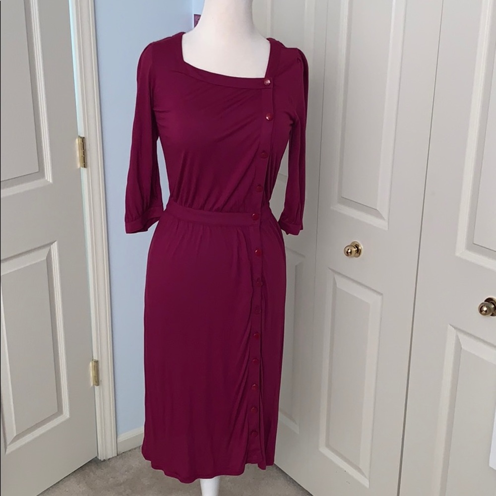 Cotton 3/4 sleeve dress